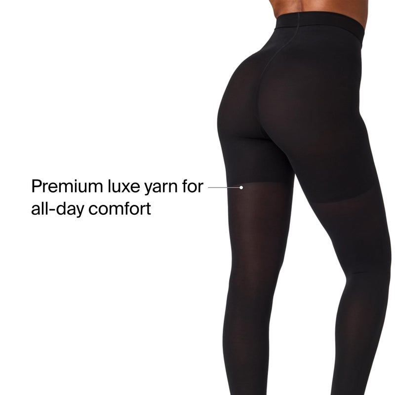 SPANX SPANXshape Shaping Mid-Thigh Tight-End Tights â€“ Level 3 Shaping â€“ Core Control Shapewear â€“ Comfortable Shaper Design - Very Black - Size A - Image 4